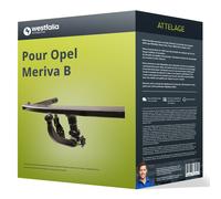 Attelage pour Opel Meriva B type S10 démontable sans outil Westfalia TOP
