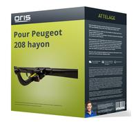 Attelage pour Peugeot 208 hayon 03.2012 - 08.2019 démontable sans outil Oris TOP