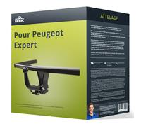 Attelage pour Peugeot Expert 01.2007 - 05.2016 démontable avec outil Hook TOP