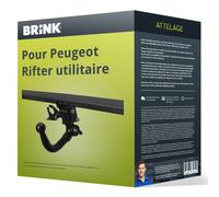 Attelage pour Citroen Berlingo 18 - à ce jour démontable sans outil Brink TOP