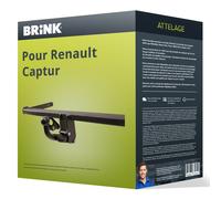 Attelage pour Renault Captur 05.2013 - 04.2017 démontable sans outil Brink TOP