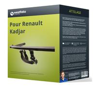 Attelage pour Renault Kadjar 06.2015 - 10.2018 démontable sans outil Westfalia
