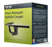 Attelage pour Renault Rafale Coupé 23- démontable avec outil Oris TOP