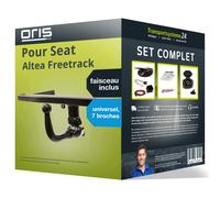 Attelage pour Seat Altea Freetrack 06- Amovible Oris + Faisceau u. 7 broches TOP