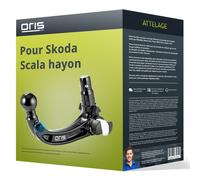 Attelage pour Skoda Scala hayon type NW1 démontable sans outil Oris TOP