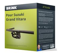 Attelage pour Suzuki Grand Vitara 1998 - 09.2005 démontable sans outil Brink TOP