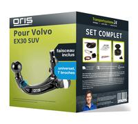 Attelage pour Volvo EX30 SUV 06.2023 - à ce jour démontable sans outil Oris NEUF
