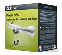 Attelage pour VW Passat Variant 08.2014 - 03.2024 démontable sans outil G.D.W.