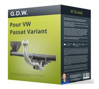 Attelage pour VW Passat Variant 10.23- démontable sans outil G.D.W. TOP