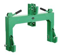 Attelage Rapide 3 Points avec Récepteur 5 cm-VEVOR-Capacité de Levage 1360 kg-Boulon Réglable 5 Niveaux-Travaux Agricoles-Vert