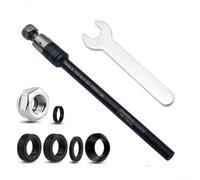 Attelage réglable pour remorque de vélo avec axe traversant 160-178 mm M12 x 1. Adaptateur d'attelage de cargaison en alliage d'aluminium pour Thule Croozer avec clé