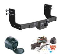 Attelage remorque avec Faisceau 13 broches Mercedes Sprinter W906 / VW Crafter 30/35/50 de 2006- Fourgon/Bus/Plateau/Cab Chassis | col de cygne démontable avec outil