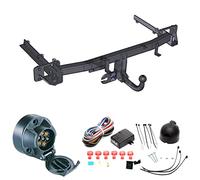 Attelage remorque avec Faisceau 7 broches | Mercedes C-Series W-203 de 2000 à 2007 Break | col de cygne démontable avec outil