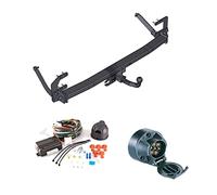 Attelage remorque avec Faisceau 7 broches | Peugeot 407 4 doors de 2004 à 2008 | col de cygne démontable avec outil