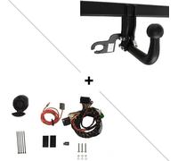 Attelage Renault 4 y compris hayon mains libres (01/2025-) col de cygne + Faisceau spécifique 13 broches Trail-Tec