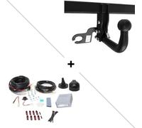 Attelage Renault Clio 4 y compris GT-Line (11/12-12/19) Col de cygne + faisceau universel 7 broches + boitier électronique