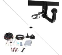 Attelage Volkswagen Touran y compris R-Line (10/15-) Col de cygne + faisceau universel 7 broches + boitier électronique