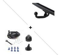 Attelage Volkswagen Transporter T3 Pick-up (05/79-08/90) Col de cygne soudé + faisceau universel 7 broches