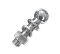 Attelages de Remorque, Capacité De Boule De Remorqua De Monta D'attela De Long Diamètre Étendu Chromé 5000Lbs Pièces De Remorque D'attela Accessoires De Caravane De Camping-Car RV(50mm Ball)