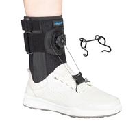Attelle Ajustable Pour Pied Tombant Avec Cadran À Libération Rapide, Support Pour Lésion Nerveuse Ou Faiblesse Musculaire, Avec Large Crochet Pour Chaussures/Pantoufles Pied Gauche/Droit, S/M
