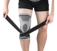 Attelle avec sangles pour femmes et hommes, genouillère de compression, manchon de soutien du genou pour soulager les douleurs, course à pied, entraînement, manchon de compression pour le sport