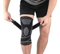Attelle avec sangles pour femmes et hommes, genouillère de compression, manchon de soutien du genou pour soulager les douleurs, course à pied, entraînement, manchon de compression pour le sport