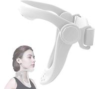 Attelle Cervicale,Correcteur De Posture De La Tête Avant,Dispositif De Traction du Cou Cervical pour Soulager La Douleur Au Cou,Soulager La Pression De La Colonne Vertébrale,Soutien du Cou,White