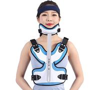 Attelle cervicale Orthèse cervicale durable for le cou et la poitrine|Dispositif de traction cervicale|Soulagement de la douleur au cou, douleur à l'épaule, décompression vertébrale Attelles pour soul