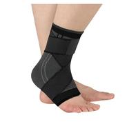 Attelle Cheville 1 paire de chevillères de sport réglables, chevillère de compression, protection, course à pied, football, basket-ball, gymnastique, stabilisateur de cheville, sangle de bandage(Black