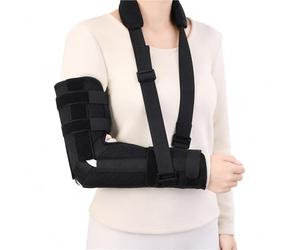 Attelle de Bras et Écharpe de Soutien du Coude Réglable Stabilisateur de Bras pour Récupération après Chirurgie Fracture Dislocation Blessure Ligamentaire Orthèse(S)