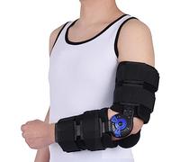 Attelle de bras télescopique ajustable post-opératoire for tendinite et épicondylite, for hommes et femmes, soulagement de la douleur et récupération après une intervention chirurgicale.(Left)