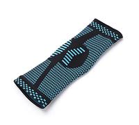 Attelle de Cheville en Nylon tricoté Extensible, Support Absorbant la Transpiration pour la Protection des Pieds Sportifs, Hommes et Femmes, Bleu, Taille M (S)