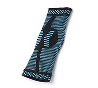 Attelle de Cheville en Nylon tricoté Extensible, Support Absorbant la Transpiration pour la Protection des Pieds Sportifs, Hommes et Femmes, Bleu, Taille M (L)