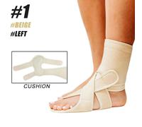Attelle De Chute De Pied Afo Pour La Marche,Avec Chaussures,Chaussettes Ou Pieds Nus,Fournit Un Support De Chute De Pied Pour Soulager La Fasciite Plantaire,1 Pièce - Type 1-Beige-Left