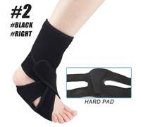 Attelle De Chute De Pied Afo Pour La Marche,Avec Chaussures,Chaussettes Ou Pieds Nus,Fournit Un Support De Chute De Pied Pour Soulager La Fasciite Plantaire,1 Pièce - Type 2-Black-Right