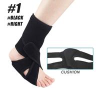 Attelle De Chute De Pied Afo Pour La Marche,Avec Chaussures,Chaussettes Ou Pieds Nus,Fournit Un Support De Chute De Pied Pour Soulager La Fasciite Plantaire,1 Pièce - Type 1-Black-Right