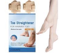 Attelle de correction d'orteils en marteau réglable, séparateur d'orteils rembourré pour hommes et femmes, athlètes, marche, course à pied, repos debout, préparation aux activités quotidiennes, 6,56 x