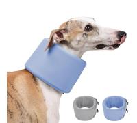 Attelle de cou pour chien après une chirurgie - Collier de soutien cervical réglable doux pour animal domestique avec boucle et housse amovible pour la récupération après une blessure, guérison
