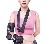 Attelle de coude post-opératoire ajustable for le syndrome du tunnel cubital, la tendinite, nerf ulnaire, tennis, gauche(Left)