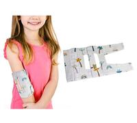 Attelle de coude tunnel cubital, attelles et accoudoirs, immobilisateurs de coude pour enfants pour éviter de saisir le visage, de sucer le pouce, de tirer sur les lignes IV (petit cocotier, L)