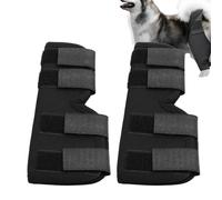 Attelle de cuisse pour chien | Dog Hock Brace Jambières pour chiens avec rayures antidérapantes,Soutenir et protéger les jambes blessées, bretelles réglables et respirantes pour chien.