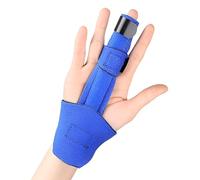 Attelle de Doigt à Déclenchement,Orthèse Réglable pour Doigt Cassé,Majeur,Index ou Annulaire,Traitement d'Immobilisation pour Ressaut,Arthrite,Tendinite et Entorses,Soutien Métacarpien Renforcé