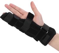 Attelle de doigt ajustable - Support de main confortable avec stabilisateur respirant pour soulager les doigts cassés (Grand)