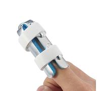 Attelle de doigt en aluminium, récupération d'attelle de main blessure blessure correction de la déformation de flexion pour soulager la polyarthrite rhumatoïde soins postopératoires(M)
