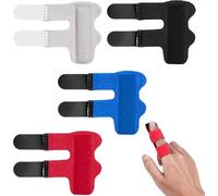 Attelle de doigt réglable, lot de 5 attelles de doigt, attelle de doigt conçue par un médecin, attelle de doigt pour petit doigt/doigt majeur/index, pour doigt cassé, entorse, arthrite, multicolore