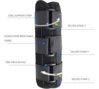 Attelle de fixation du coude for adulte et enfant, équipement de protection et de soutien du bras, stabilisateur de bras for le sommeil des enfants, for l'immobilisation des blessures(Small)