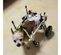 Attelle de genou réglable pour petit chien en cas de rupture du LCA, attelle de soutien de la hanche et chariot pour fauteuil roulant pour chien, idéale pour la mobilité des pattes arrière (