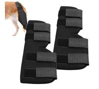 Attelle de jambe de chien | Attelles de jambe pour chiens pour soutenir les rayures antidérapantes de l'articulation du jarret - Soutenir et protéger les jambes blessées, bretelles réglables et respir