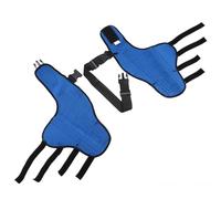 Attelle de jambe pour chien de petite et grande taille avec sangles adhésives réglables pour blessures dorsales