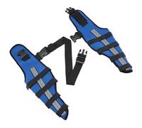Attelle de jambe pour chien de petite et grande taille avec sangles adhésives réglables pour blessures dorsales